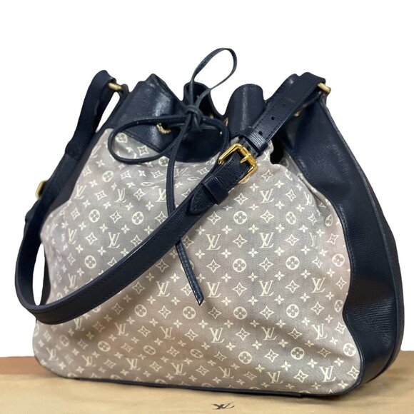 Louis Vuitton Handbags - Louis Vuitton Encre Monogram Idylle Canvas Noe PM Bag Shoulder Denim +Dust Bag